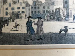 Willem Writs - Vue de la Tour de Jean Roon à Amsterdam du Cote du Cingle kopen? Bied vanaf 1!