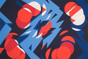 Nicolas Schoffer - Zeefdruk, Z.T. Abstracte compositie kopen? Bied vanaf 1!