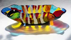 Anneke Dijkhuis - Marsa Alam, glasobject verkocht voor € 129!