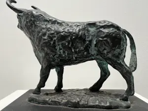 Brons (Onbekend) - bronzen sculptuur | 'Stier' kopen? Bied vanaf 1!