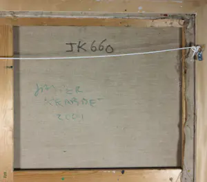 Jasper Krabbé - Olieverf op doek, Zonder titel - Ingelijst (Zeer groot) kopen? Bied vanaf 1000!