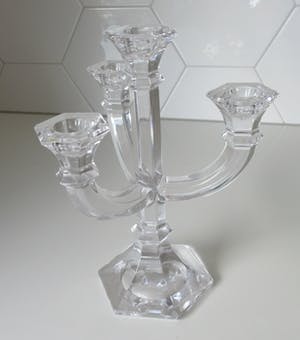 Villeroy & Boch - Kristallen Vierarms kandelaar kopen? Bied vanaf 24!