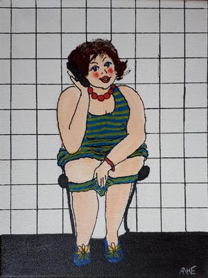 Anke Peddemors - kunst voor in het kleinste kamertje kopen? Bied vanaf 15!