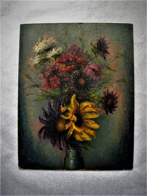 Lydia Duif - vrij uitzonderlijk vooroorlogs olieverf "boeket Veldbloemen" gesigneerd kopen? Bied vanaf 20!