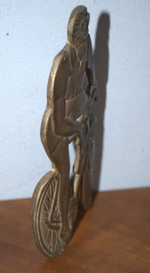 Brons (Onbekend) - wielrenner jaren 30/40 kopen? Bied vanaf 20!