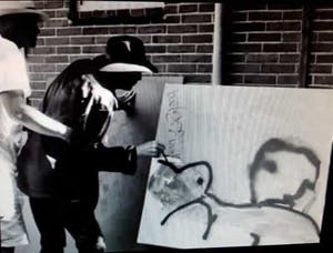 Herman Brood - laatste schilderij uit 2001, gesigneerd en ingelijst + HB-M certificaat kopen? Bied vanaf 2200!