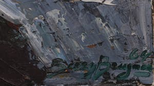 Berry Brugman - Olieverf op doek, Landschap - Ingelijst kopen? Bied vanaf 100!