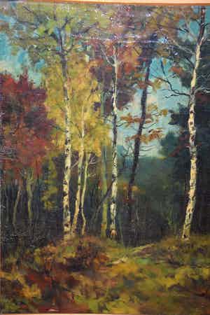 François Joseph Corneille Haseleer - Berkenbos verkocht voor € 150!