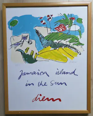 Peter Diem - lot van 3 zeefdrukken - ingelijst kopen? Bied vanaf 150!