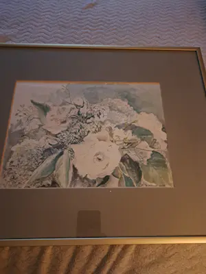 Joanna Hermine Fernhout - Originele aquarel Bloemenstilleven kopen? Bied vanaf 105!