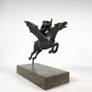 Tom Frantzen - Brons, Triceratops-ruiter kopen? Bied vanaf 350!