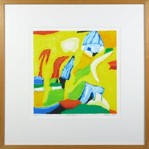 Saskia Bremer - Zeefdruk, New age b.1 - Ingelijst kopen? Bied vanaf 1!