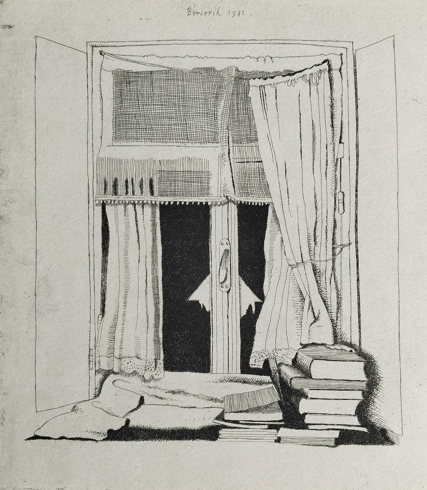 Herman Berserik - gesigneerde ets kopen? Bied vanaf 79!