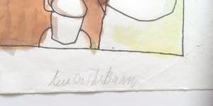 Kees Oosterbaan - zonder titel, inkt op handgeschept papier kopen? Bied vanaf 70!