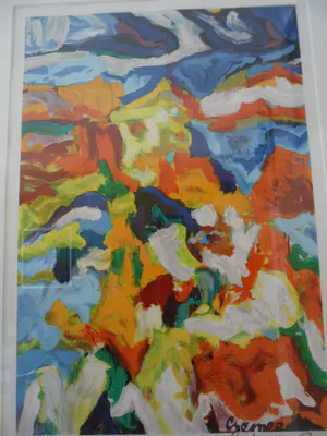 Jan Cremer - Zeefdruk. titel, Wild Horizon. kopen? Bied vanaf 175!