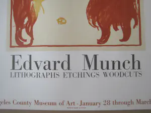 Edvard Munch - Poster Vrouw met rood haar en groene ogen. kopen? Bied vanaf 80!