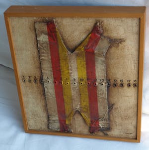 Enric Adsera Riba - Profiel-kunstwerk / Paneel, Gemengde techniek , “Voetbalshirt” kopen? Bied vanaf 100!