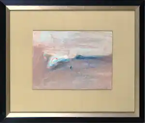 Ton van Kesteren - Golf - gouache in lijst vendu pour 35€ !