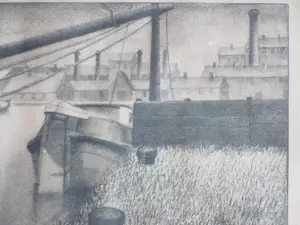 Aart van Dobbenburgh - Schuiten aan het Spaarne - Litho kopen? Bied vanaf 45!