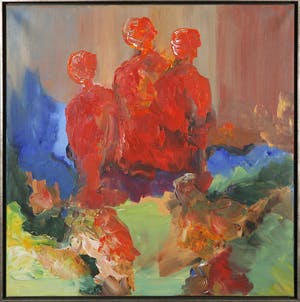 Marten Randa - Acryl op doek, Warm feelings - Ingelijst kopen? Bied vanaf 100!