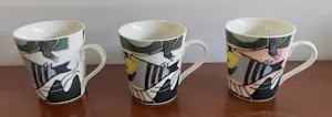 Corneille - Drie porseleinen koffiebekers kopen? Bied vanaf 25!