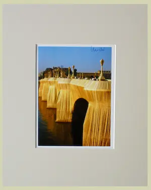 Christo - Project Wrapped Pont Neuf - Paris 1975-85 -artcard handgesigneerd kopen? Bied vanaf 45!