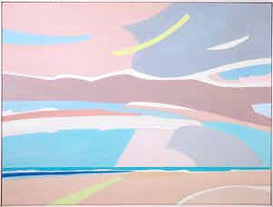 Paul Overhaus - Olieverf op doek, Strand - Ingelijst verkocht voor € 100!