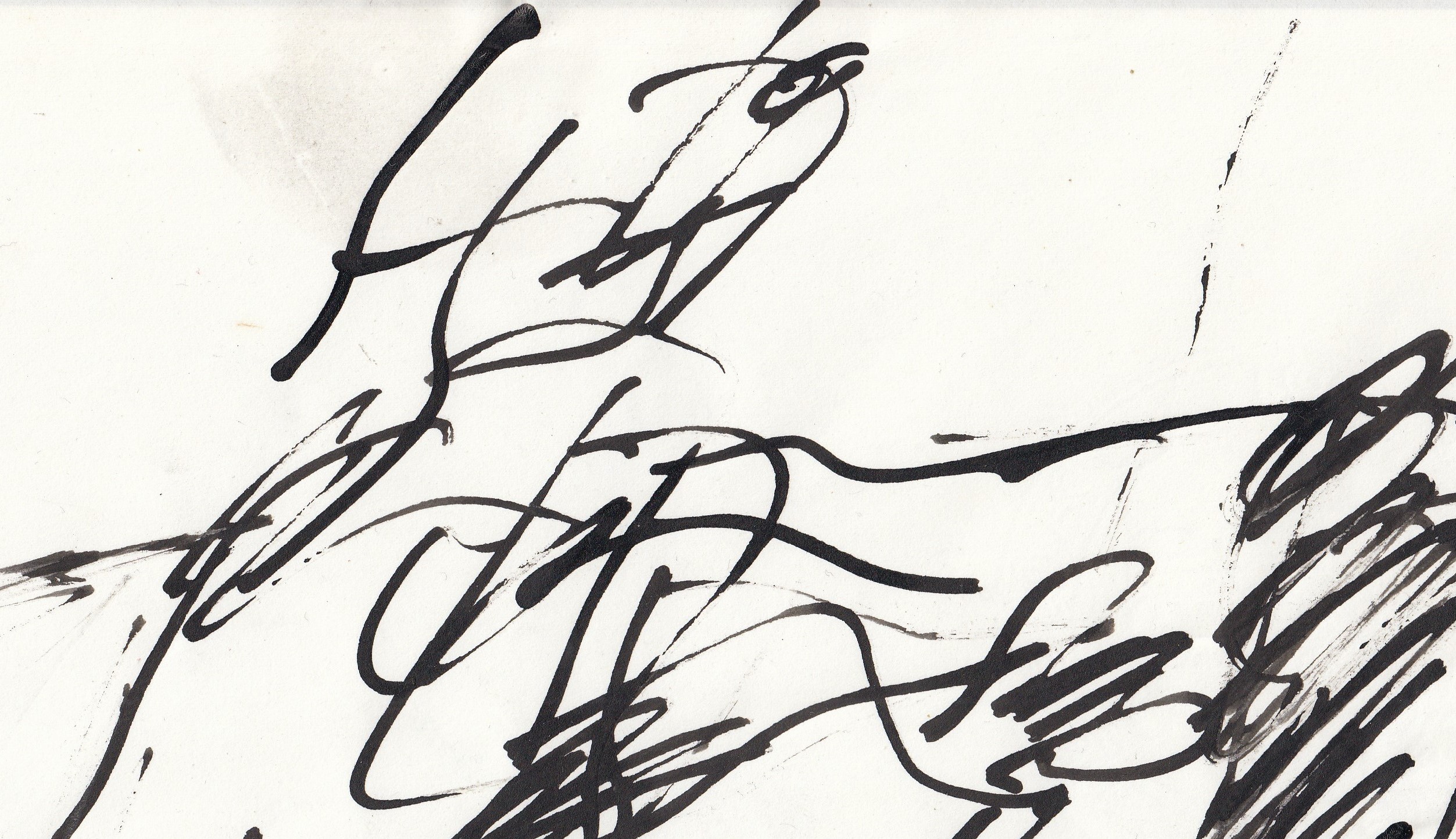 Jan Sierhuis - Inkt op papier - Abstracte Kompositie kopen? Bied vanaf 1!