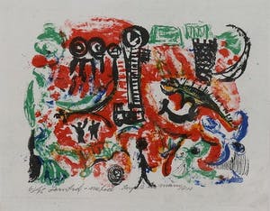 Paul Holsby - kleurenlitho met beperkte oplage kopen? Bied vanaf 35!