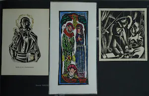 Jozef Bossaert - 63 Grafische werken in map , Thema: Kerst & Nieuwjaar kopen? Bied vanaf 1!