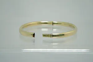 32 - Klassieke 14krt geel-gouden ovalen unisex "slaven" armband - gekeurd kopen? Bied vanaf 600!