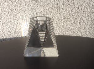 Villeroy & Boch - TWEE ZESKANTIGE KRISTALLEN KANDELAAR S “PRISMA” kopen? Bied vanaf 35!