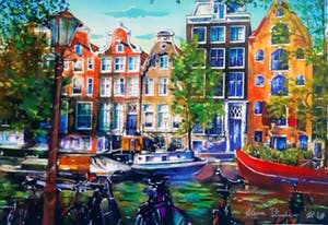 Elena Polyakova - Elena Polyakova - EL-VA - Een gracht in Amsterdam kopen? Bied vanaf 89!