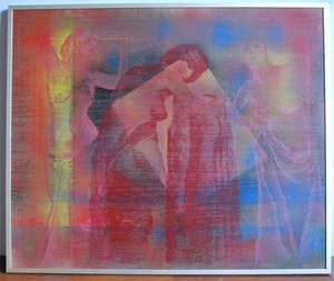 André Schoots - 3 Gratieën - olieverf op paneel, 50x60 cm kopen? Bied vanaf 49!