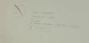 Jan Holleman - Olieverf op paneel, Compositie 1 - Ingelijst kopen? Bied vanaf 100!