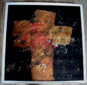 Armando - Zeer grote giclee op linnen: Das grab kopen? Bied vanaf 275!