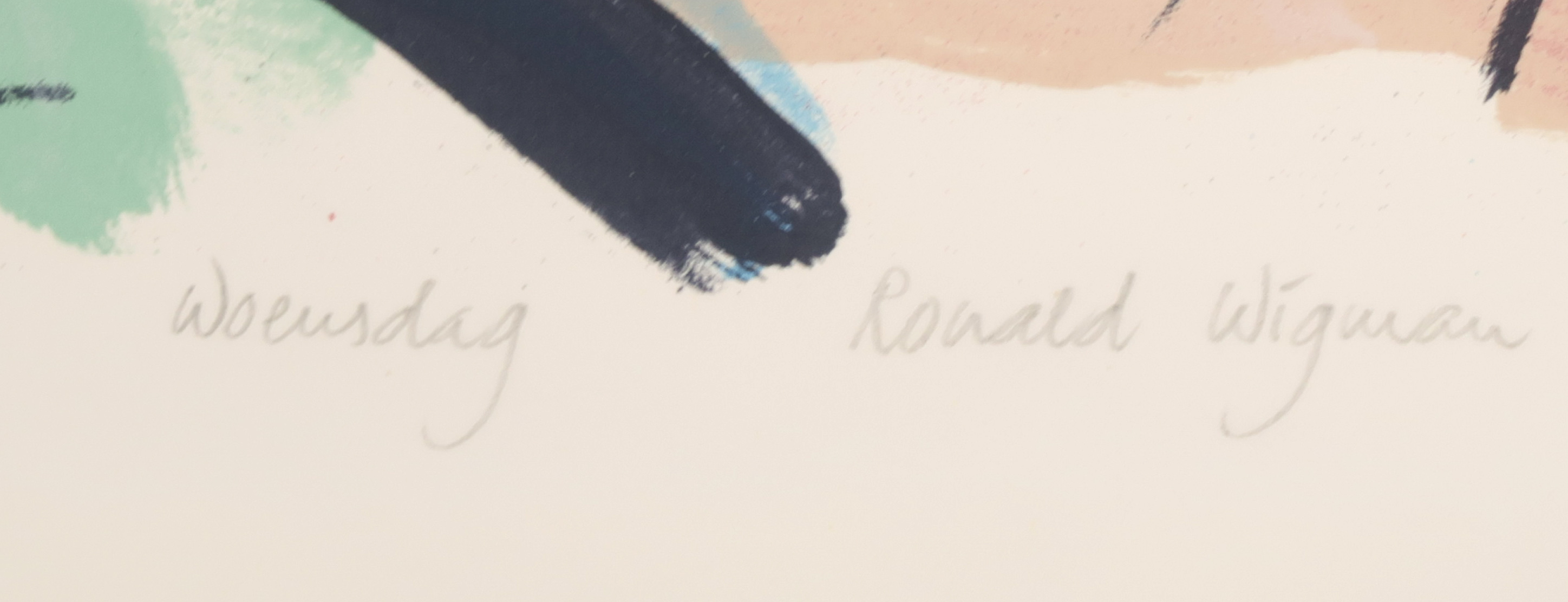 Ronald Wigman - Litho, Woensdag kopen? Bied vanaf 1!