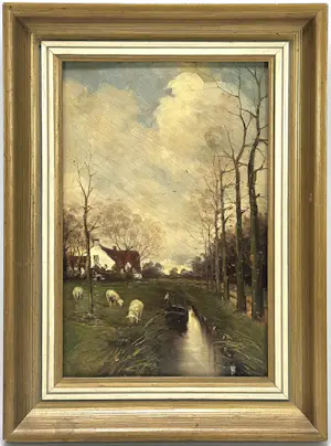 Charles Paul Gruppe - Hollands Landschap kopen? Bied vanaf 130!