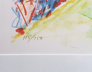 Egill Jacobsen - 'Composition' - Nieuw ingelijst! (Groot) kopen? Bied vanaf 380!