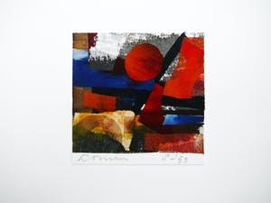 Jan Loman - Geen titel -vlieseline collage- kopen? Bied vanaf 75!