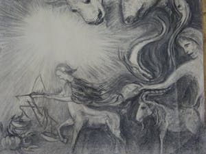 Niet of onleesbaar gesigneerd - mystieke wereld kopen? Bied vanaf 1!