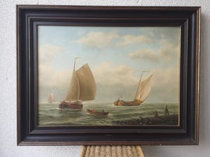 Niet of onleesbaar gesigneerd - Botters op zee kopen? Bied vanaf 1!