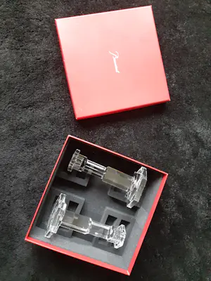 Baccarat - Twee Kristallen Kandelaars model Abysse kopen? Bied vanaf 700!