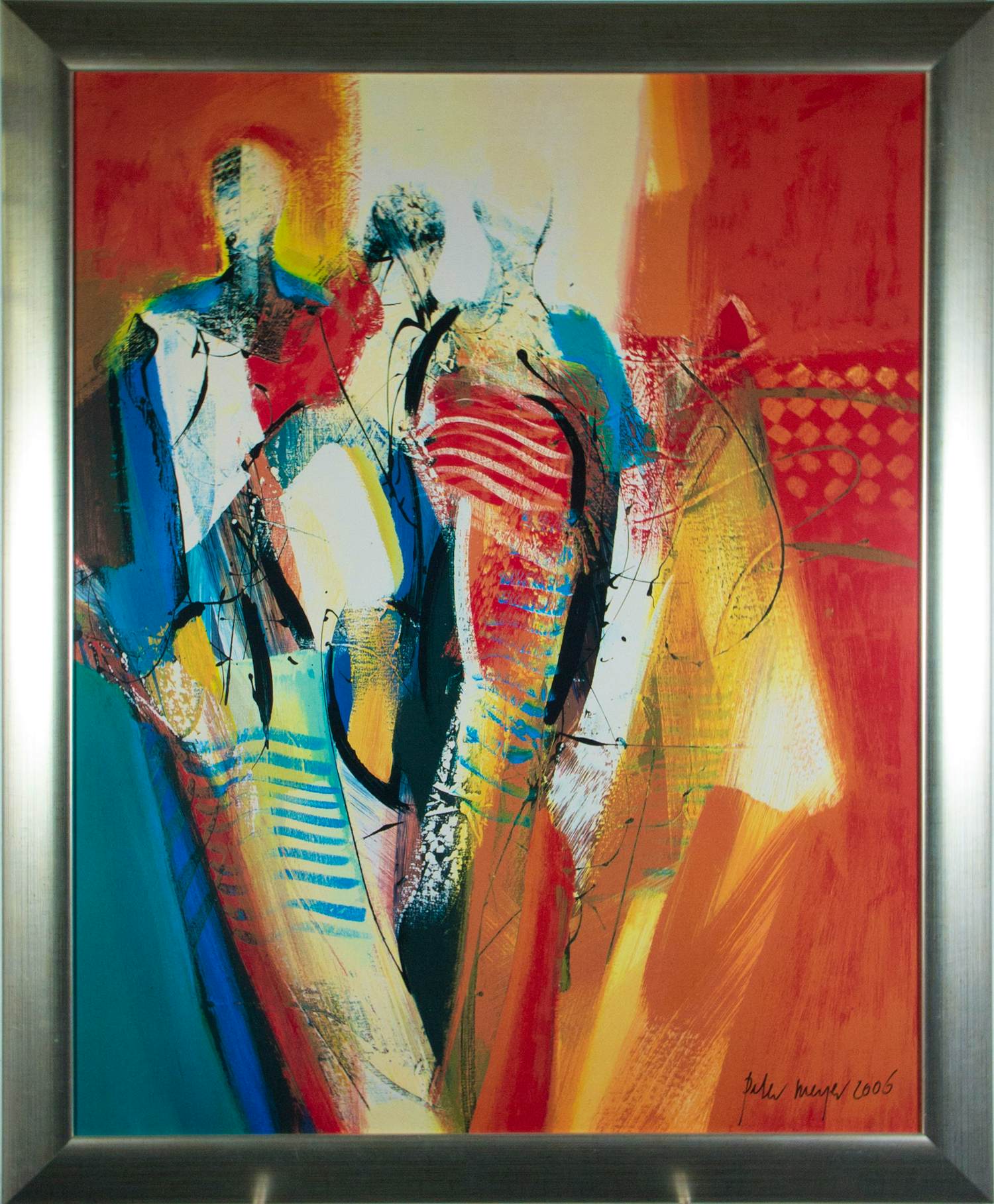 Peter Meijer - Zeefdruk, Pascale - Ingelijst verkocht voor € 50!