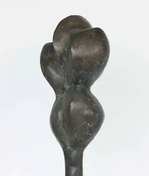 Ed van Teeseling - Groot bronzen beeld, Femme-Fleur kopen? Bied vanaf 500!