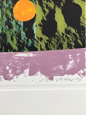 Jelis van Dolderen - Luna colorata III - Zeefdruk (groot) kopen? Bied vanaf 40!