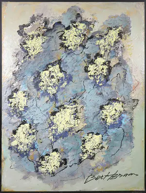 Bert Braam - Acryl op doek, Zonder titel kopen? Bied vanaf 80!