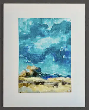 Eugène Eechaut - Bunte abstrakte Landschaft - Pfeiffer Gallery Ausstellung 1977 kopen? Bied vanaf 40!