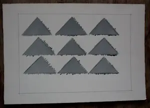 Bert Loerakker - 2 zeefdrukken: Geometrische composities - 1981 kopen? Bied vanaf 1!