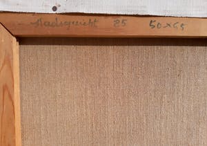 Alfons Vermeir - Stadsgezicht, olieverf op doek (netjes ingelijst) kopen? Bied vanaf 250!